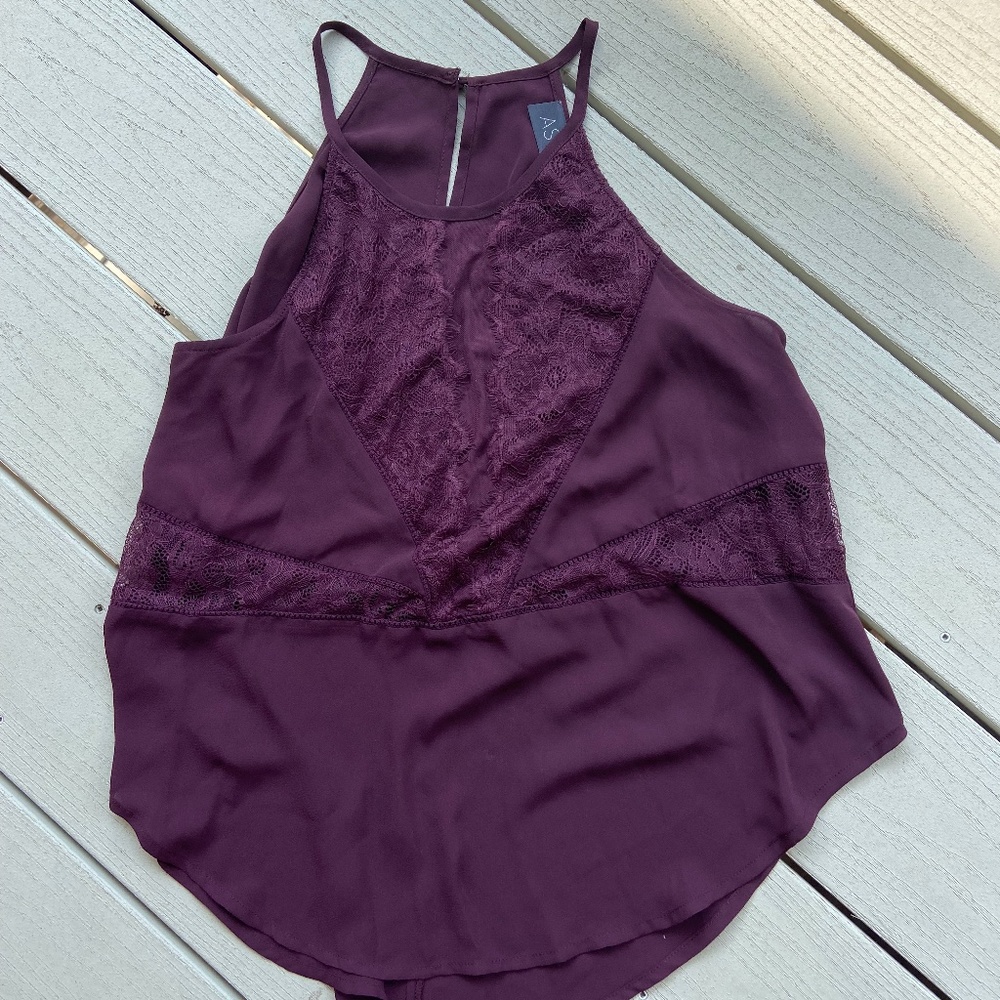 ASTR Purple Top, Size Small